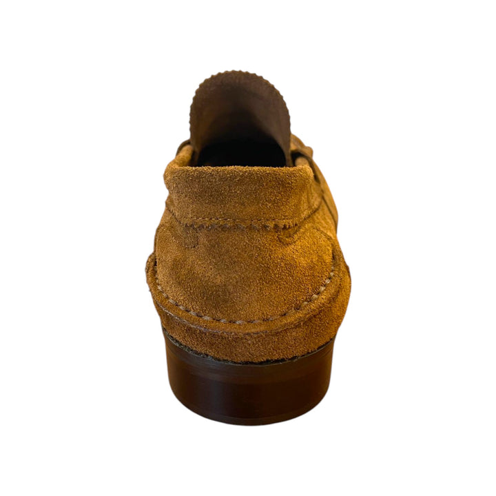 Tan Suede Leather Loafers