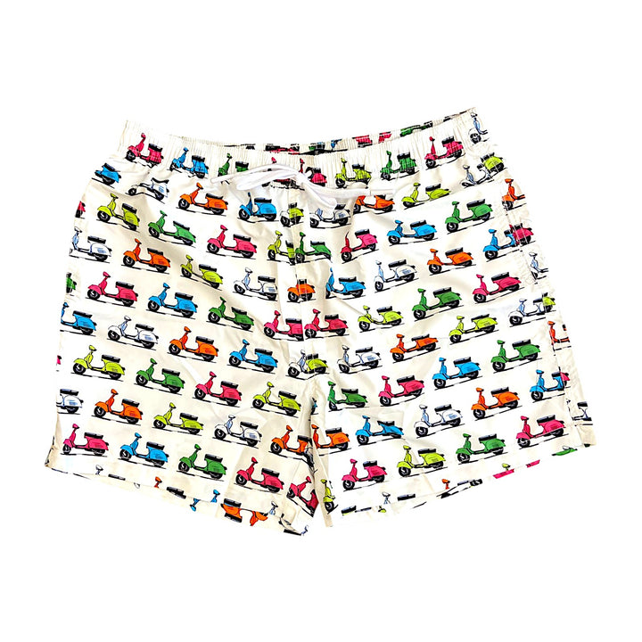 VESPE SWIM TRUNKS WHITE