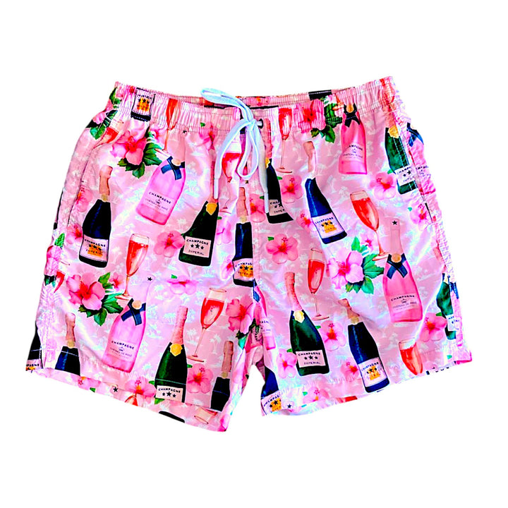 CHAMPAGNE PINK SWIM SHORTS