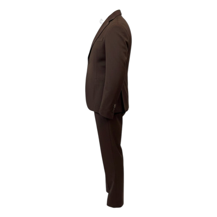 Punto Milano Comfort Fit Suit in Dark Brown