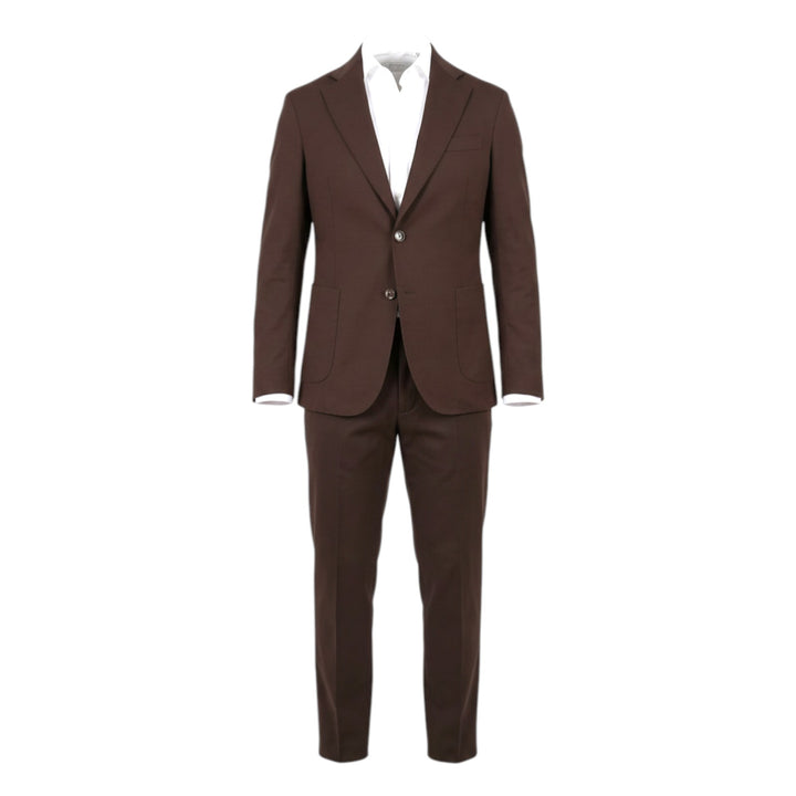 Punto Milano Comfort Fit Suit in Dark Brown