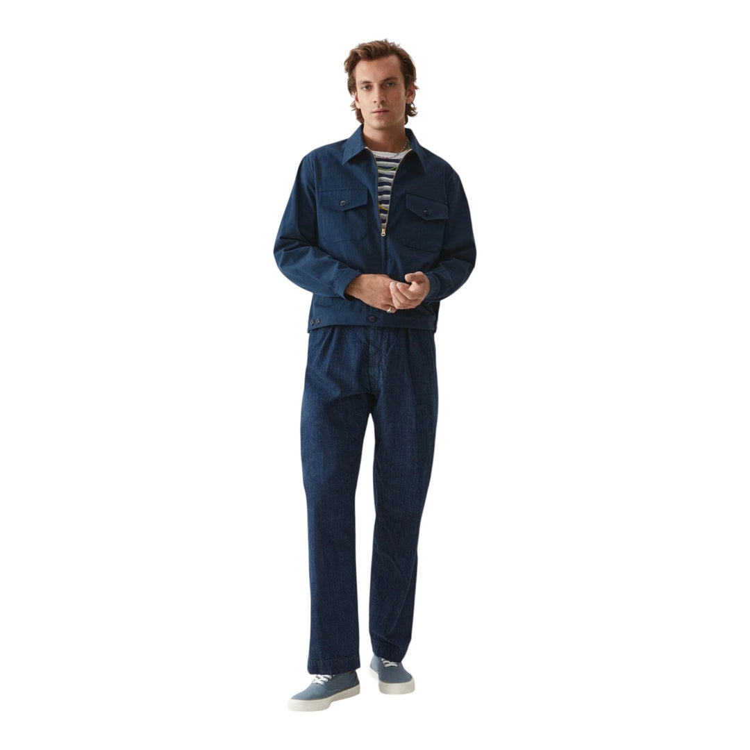 Albert Cotton Jacket Blue