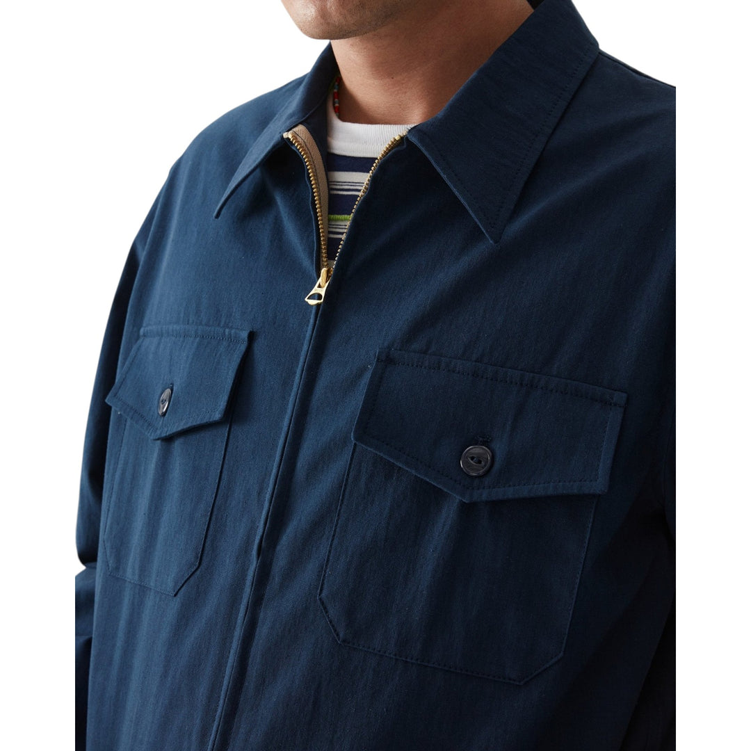 Albert Cotton Jacket Blue