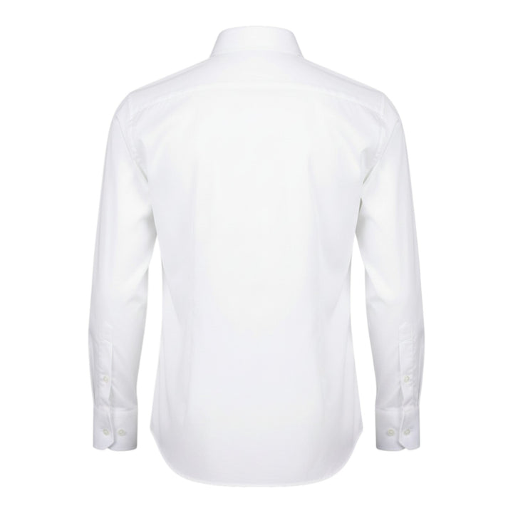 Long Sleeve Slim Fit Non-Iron Shirt White
