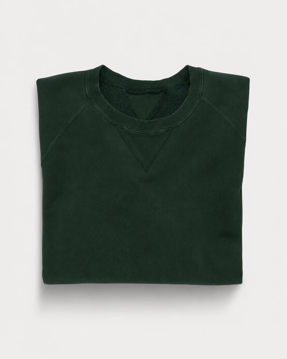 HARVARD CREWNECK SWEATSHIRT IN BRUSHED JERSEY RAGLAN CUT BOTTLE