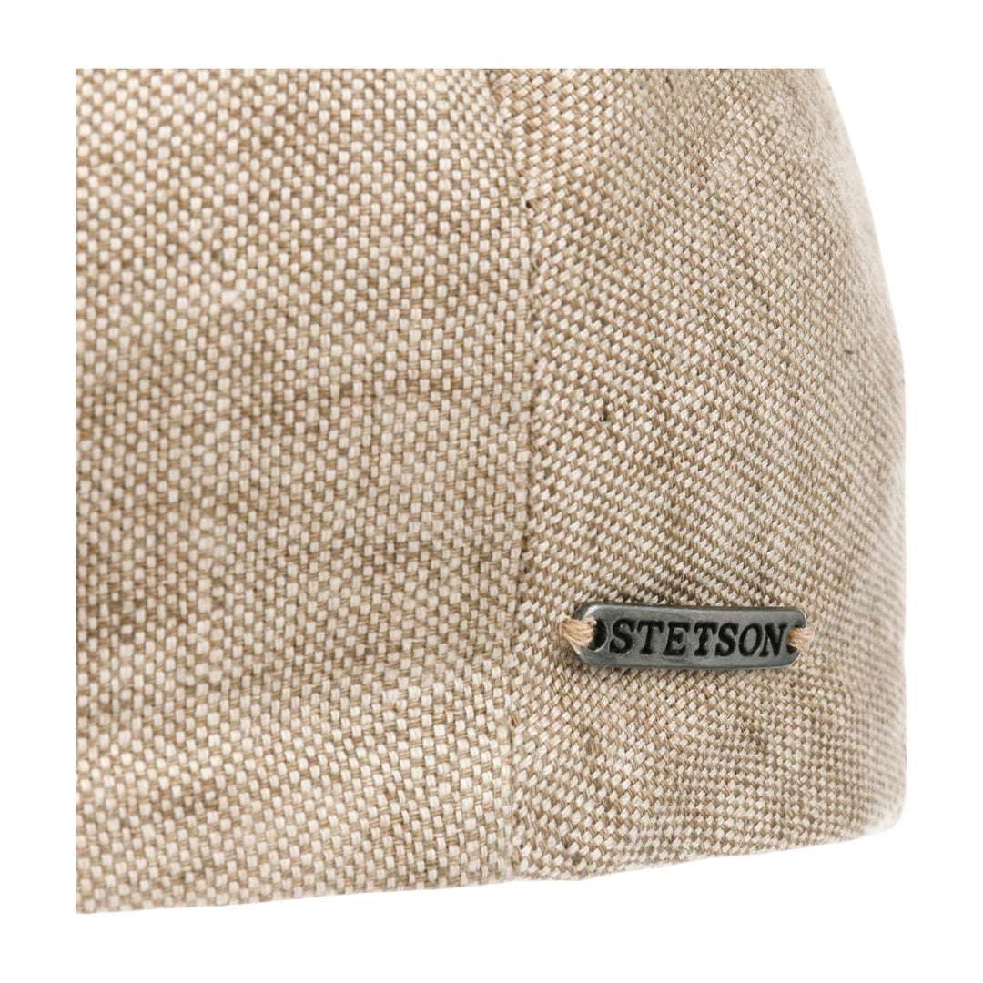 DRIVER CAP LINEN BROWN