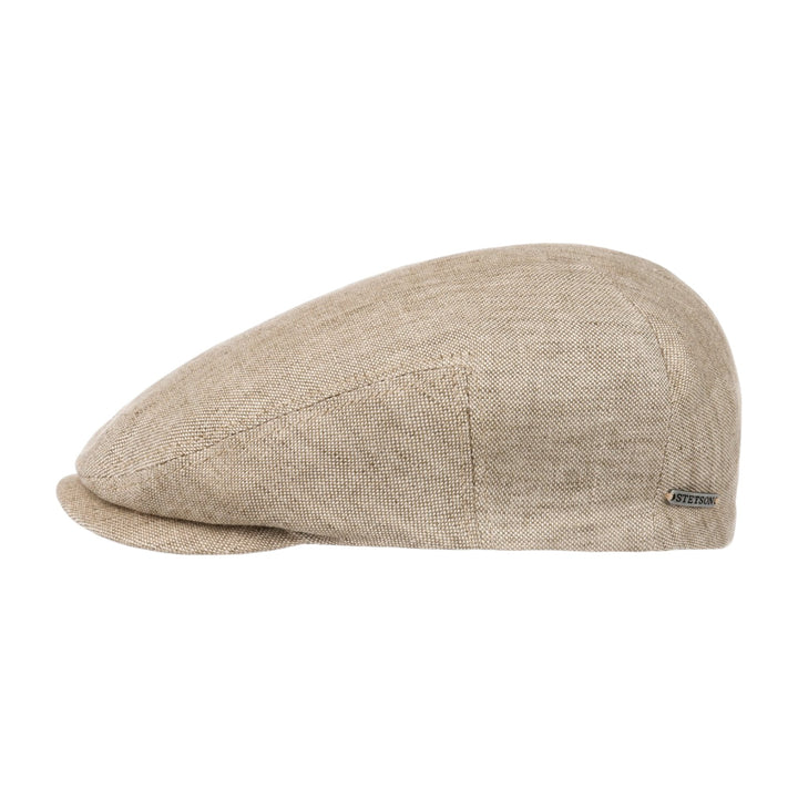 DRIVER CAP LINEN BROWN