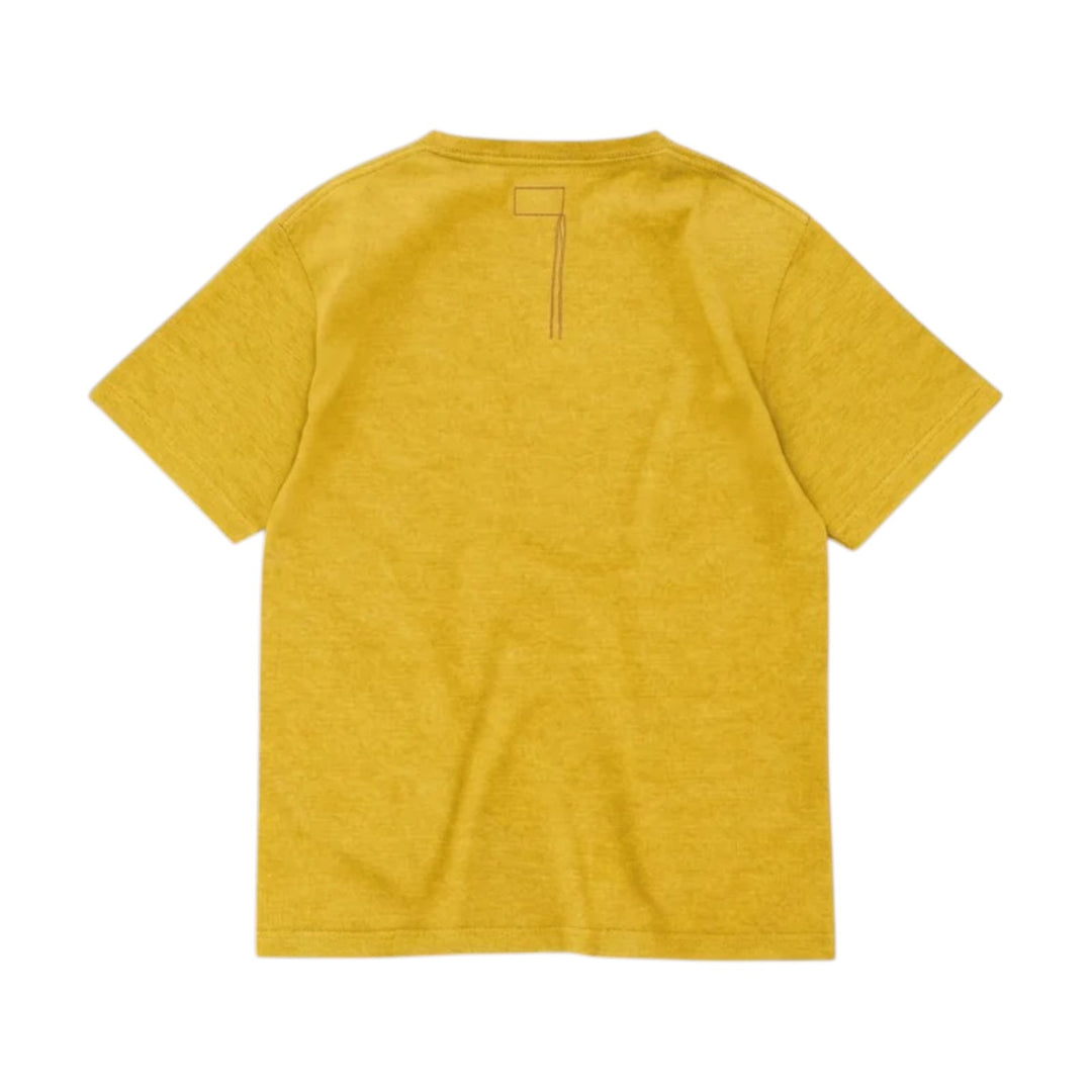 Teepocket T-Shirt with Pocket in Mustard Yellow Cotton