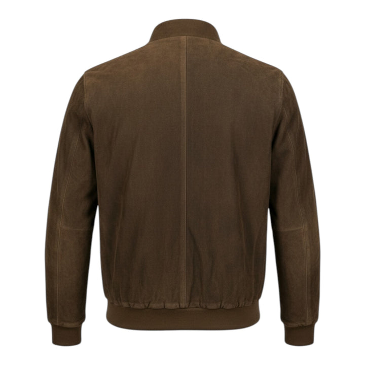 Valstar Model Jacket in Genuine Suede Leather Tobacco