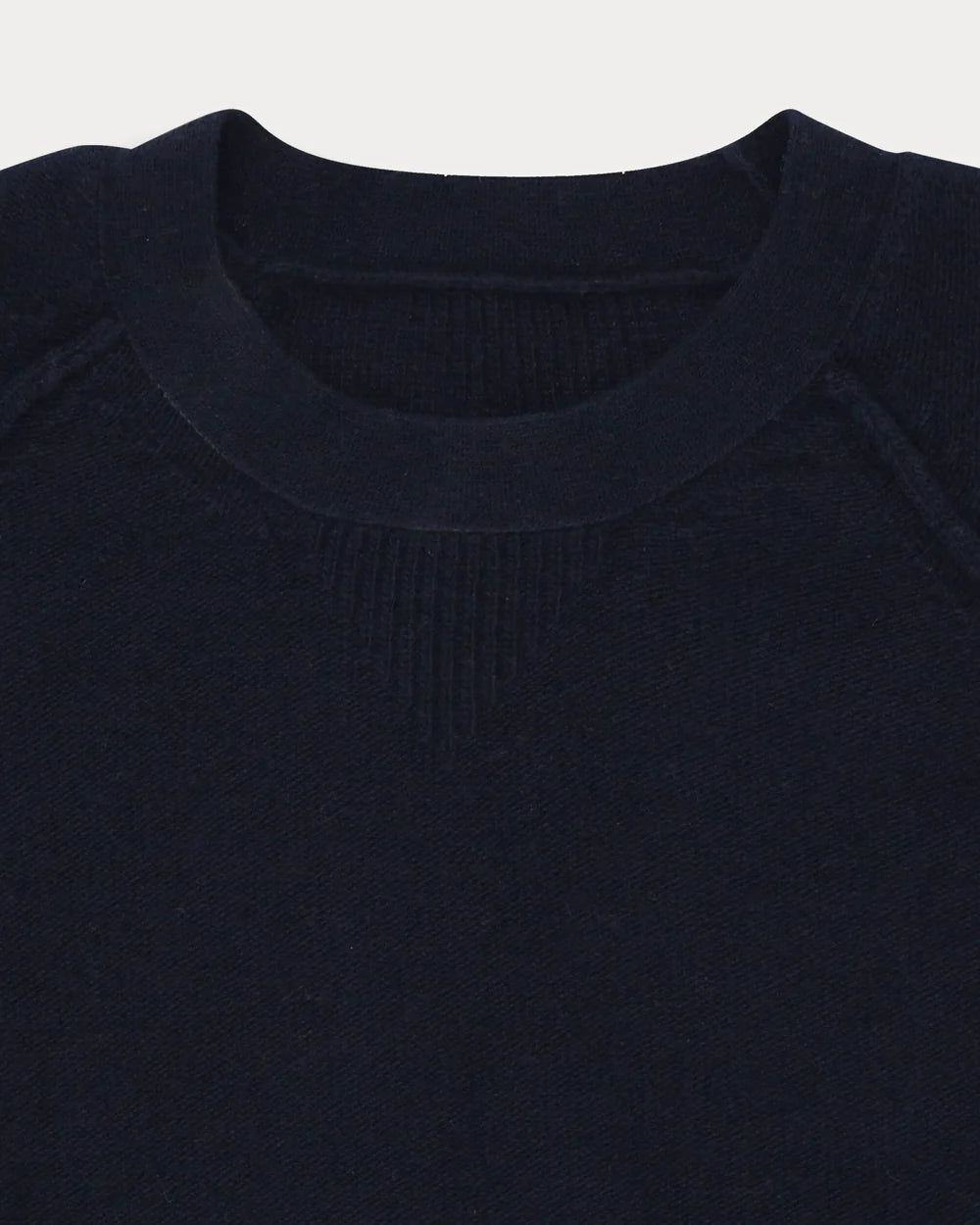 HARVARD WOOL CREWNECK SWEATER RAGLAN SLEEVES NAVY