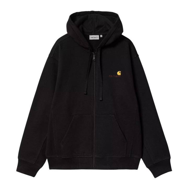 HOODED CHASE JACKET BLACK/GOLD