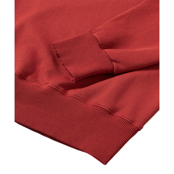 Harvard Crewneck Sweatshirt in Brushed Jersey with Raglan Cut Lobster