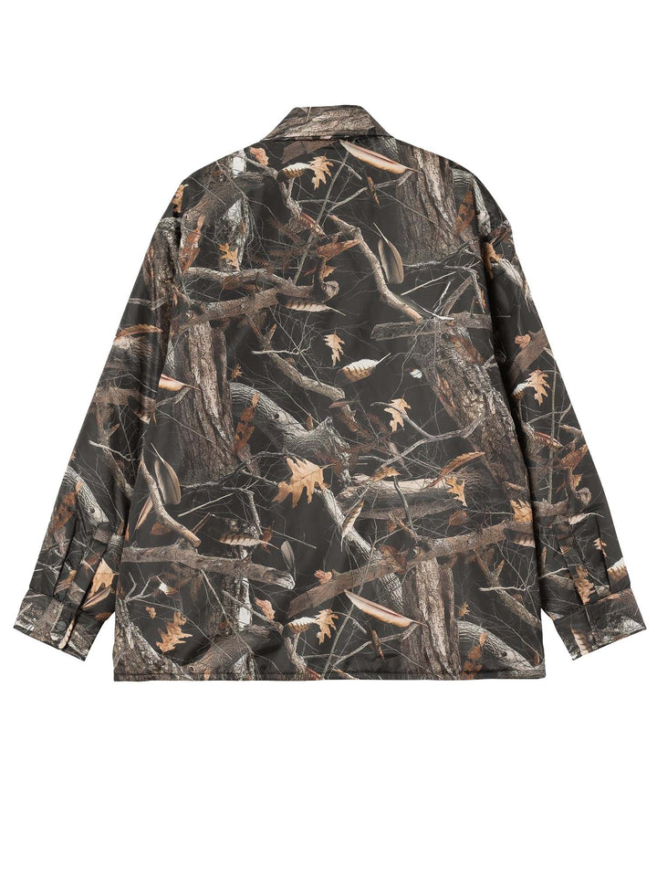 KANDLER SHIRT JAC CAMO FEATHER TREE BLACK