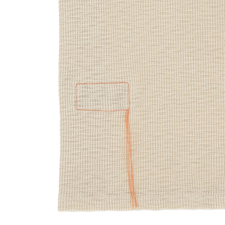Missourim Short Sleeve Waffle Jersey Polo Beige
