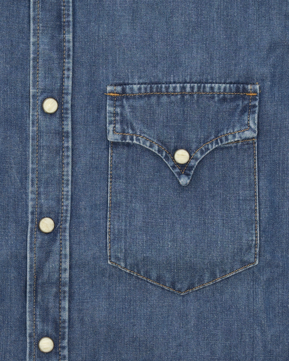 NTEX CAMICIA TEXANA DENIM STONE WASH