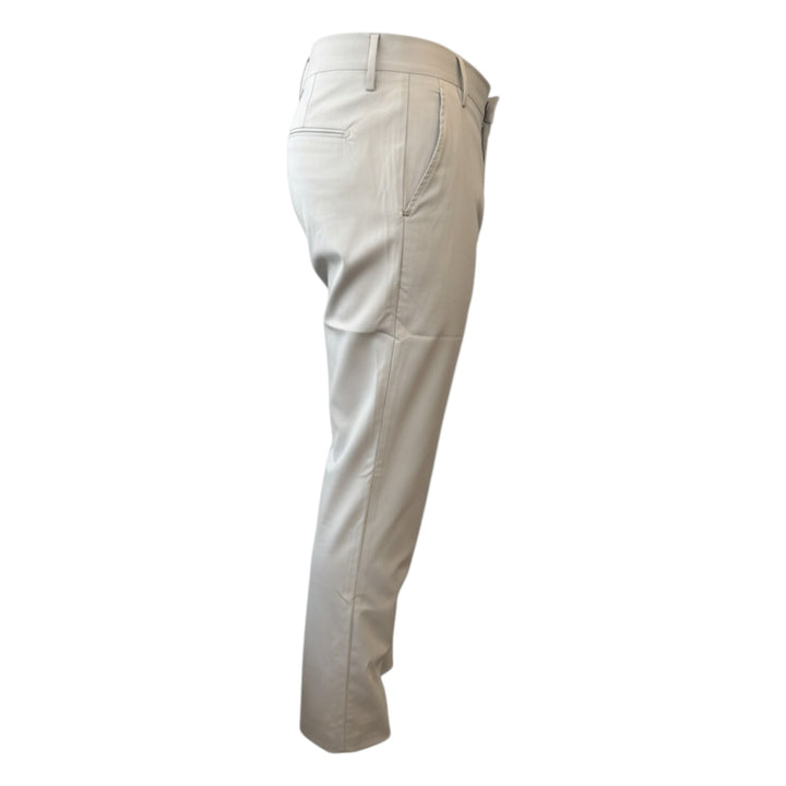 Ultralight Slant Pocket Slim Cropped Trousers Light Grey
