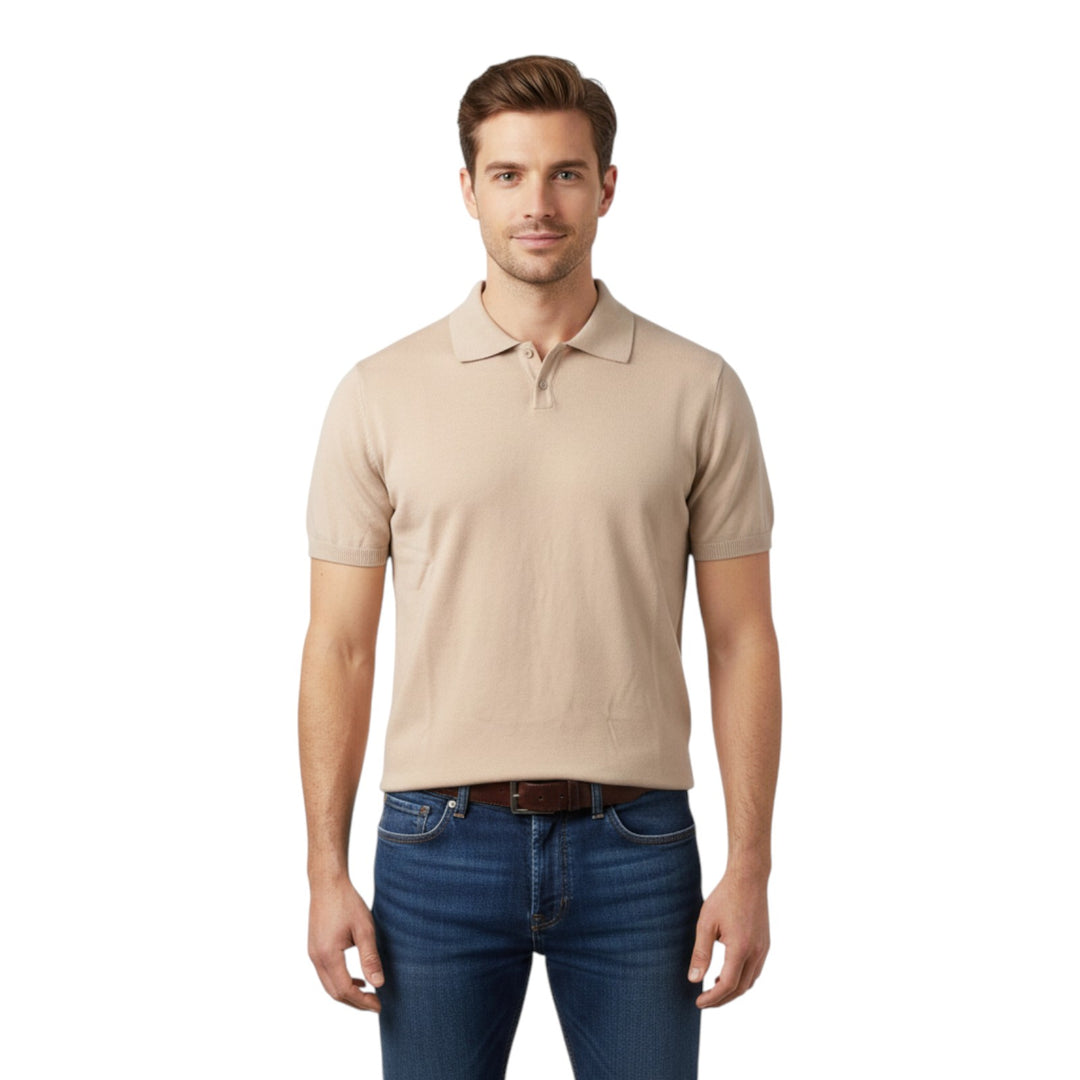 Combed Cotton Short Sleeve Polo Rope