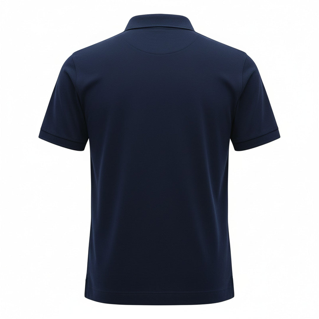 Blue Premium Piquet Polo