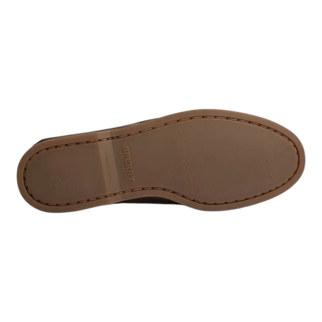 Authentic Original 2-Eye Boat Shoe in Amaretto Genuine Leather