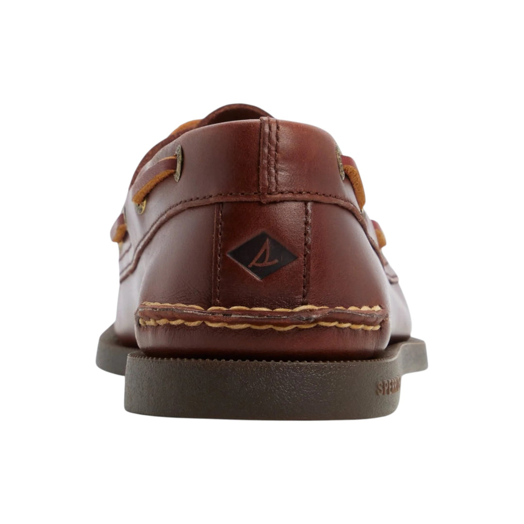 Authentic Original 2-Eye Boat Shoe in Genuine Burgundy Leather