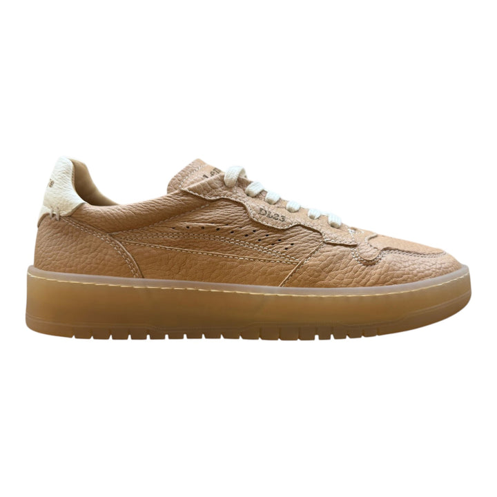 Jannik Sneakers in Genuine Deerskin Walnut-White