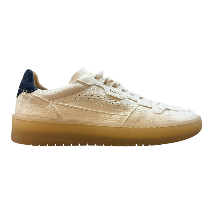 Jannik Sneakers in Genuine Deerskin Butter-Blue