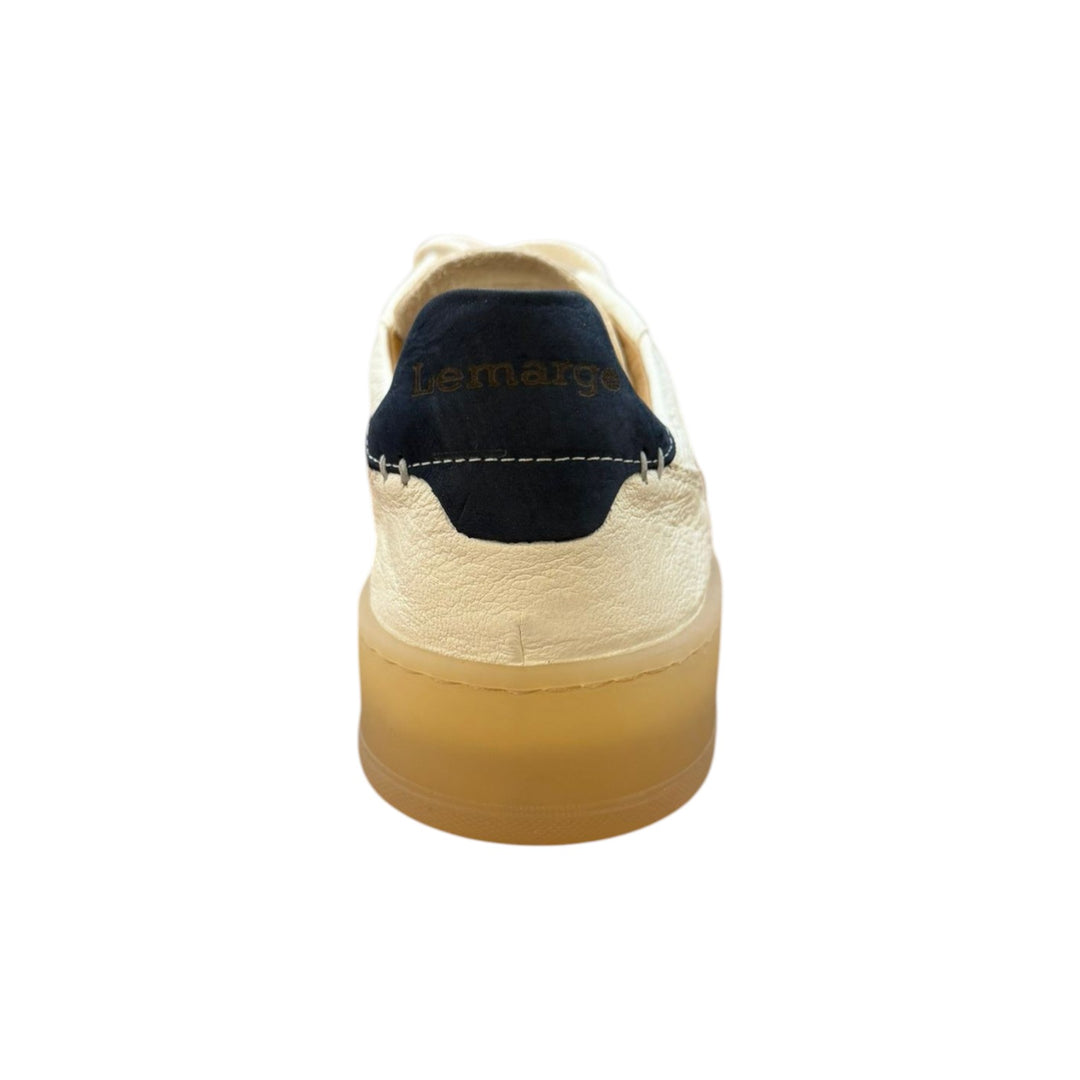 Jannik Sneakers in Genuine Deerskin Butter-Blue