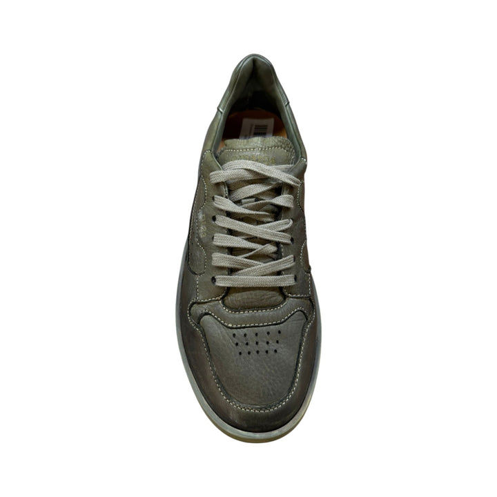 Jannik Sneakers in Genuine Military Green Deerskin