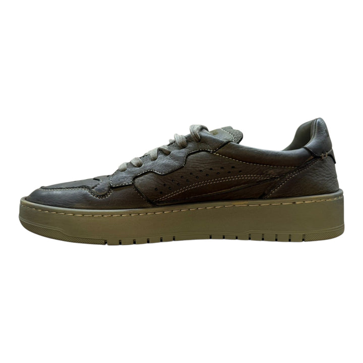 Jannik Sneakers in Genuine Military Green Deerskin