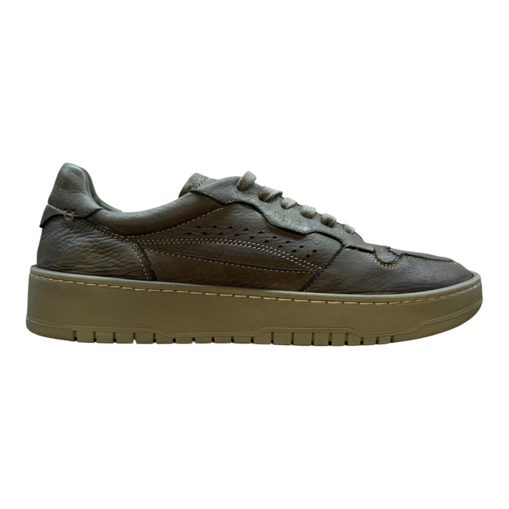 Jannik Sneakers in Genuine Military Green Deerskin