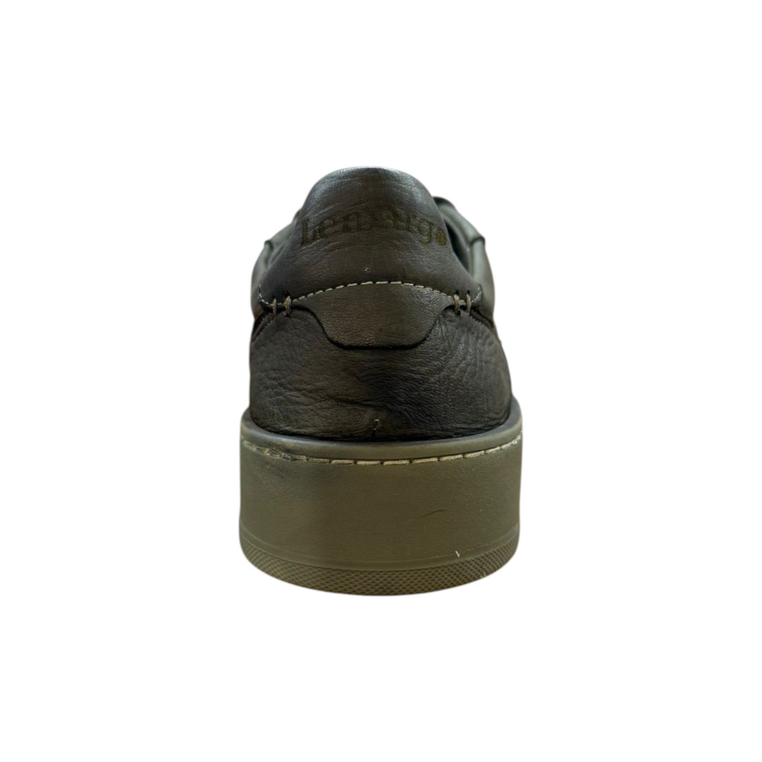 Jannik Sneakers in Genuine Military Green Deerskin