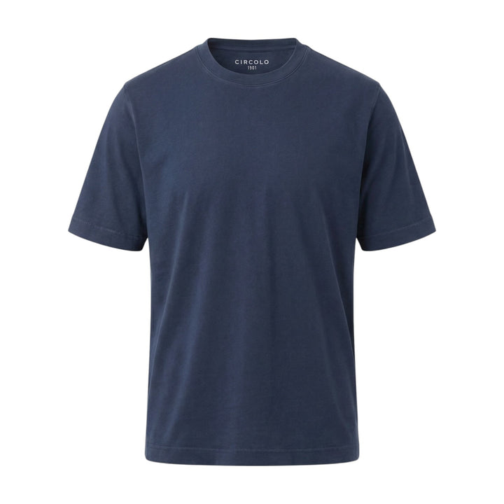 T-Shirt G.Dyed Jersey Navy Blue