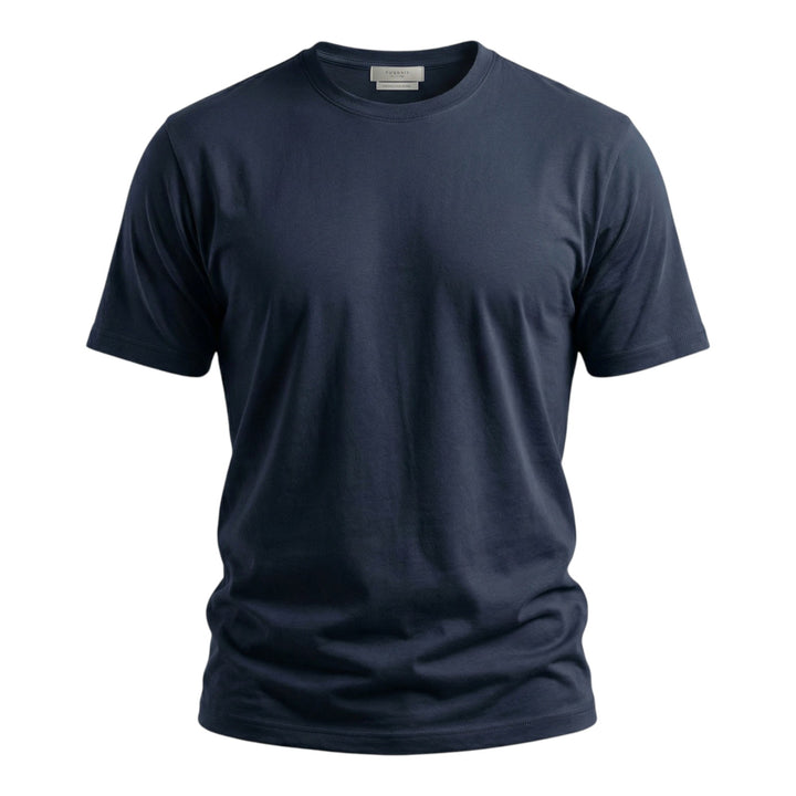 Dark Blue Comfort Jersey Crewneck T-shirt