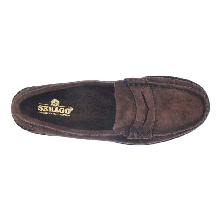Men's Genuine Suede Goodyear Welt Loafers Brown