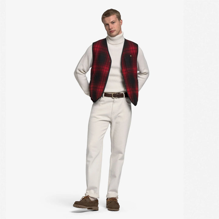 WILDRIVER CHECK RED-BLACK