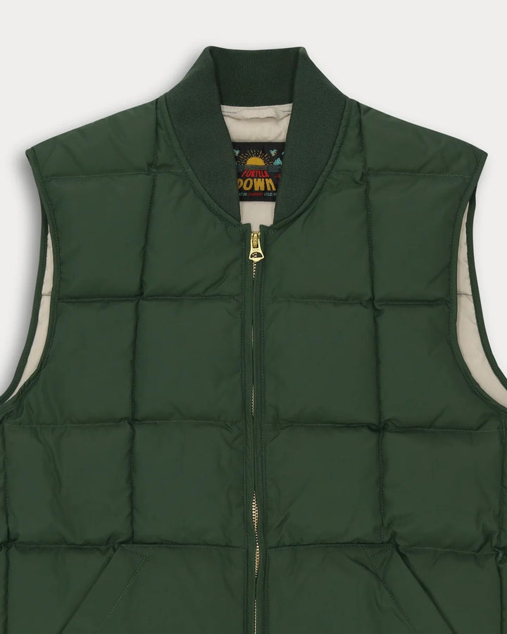 VEST1 NYLON GREEN SLEEVELESS GILET