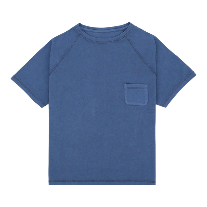 Vermont T-Shirt in Jersey with Indigo Pocket