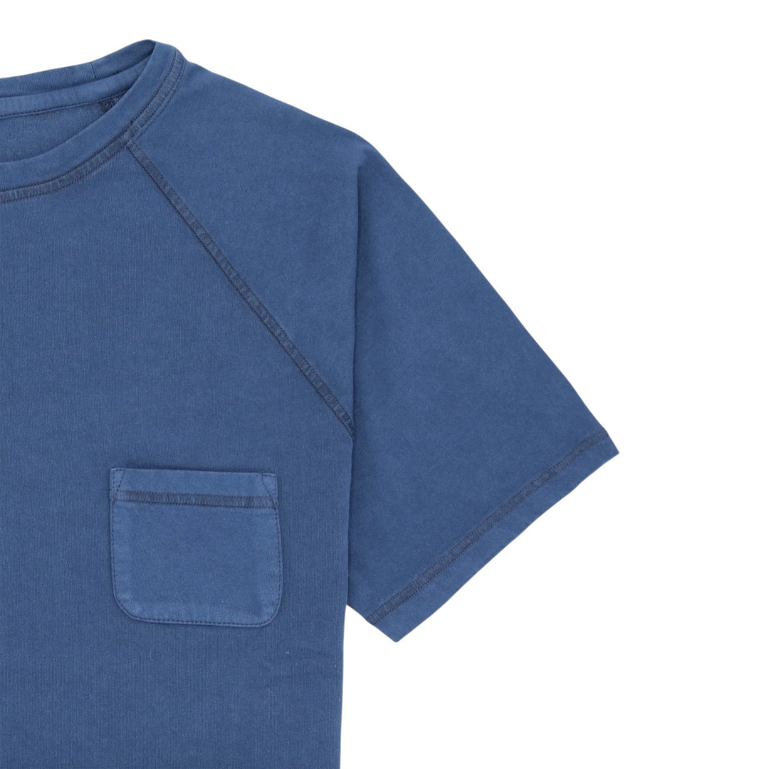 Vermont T-Shirt in Jersey with Indigo Pocket