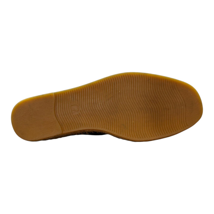 Navy Blue Suede Espadrilles with Rubber Sole