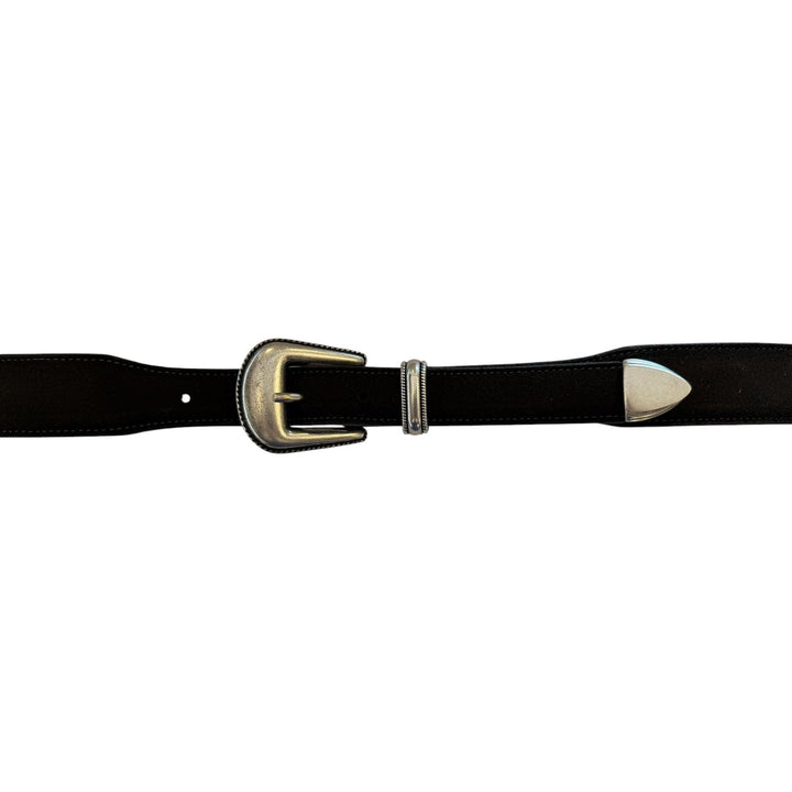 DARK BROWN SUEDE BELT