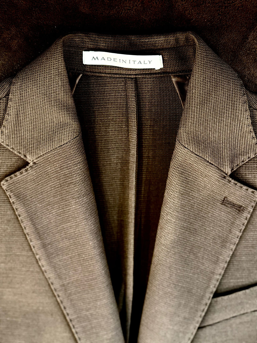 Brown Honeycomb Comfort Fit Suit