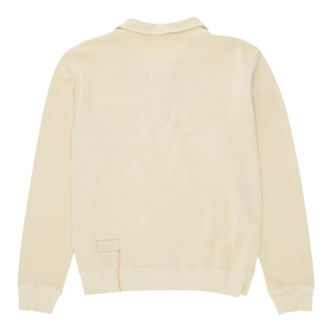 Yale Brushed Jersey Sweatshirt with Collar and Zip Rope