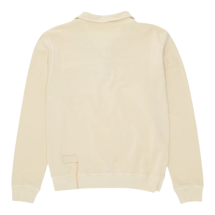 Yale Brushed Jersey Sweatshirt with Collar and Zip Rope