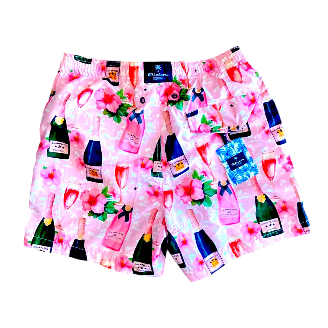 CHAMPAGNE PINK SWIM SHORTS