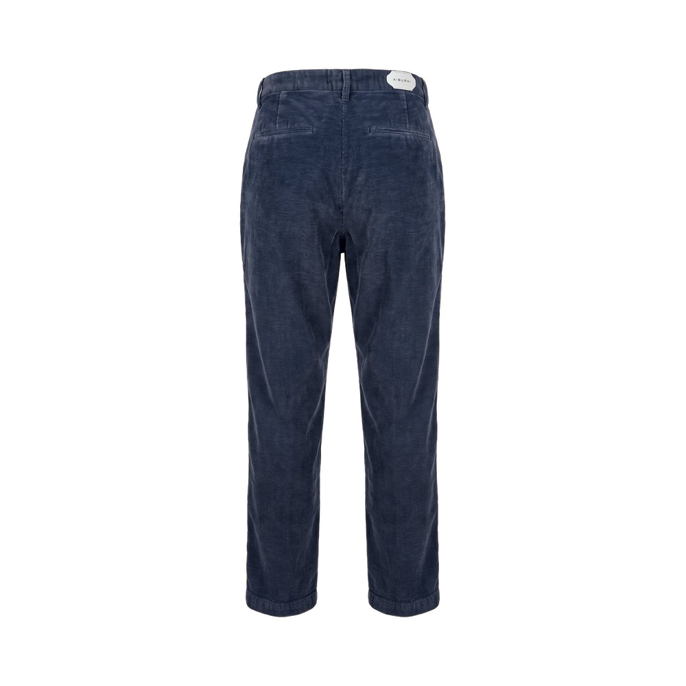 Aiburai PANTALONE URANO FUSTAGNO DENIM NAVY STONE Blu - foto 2