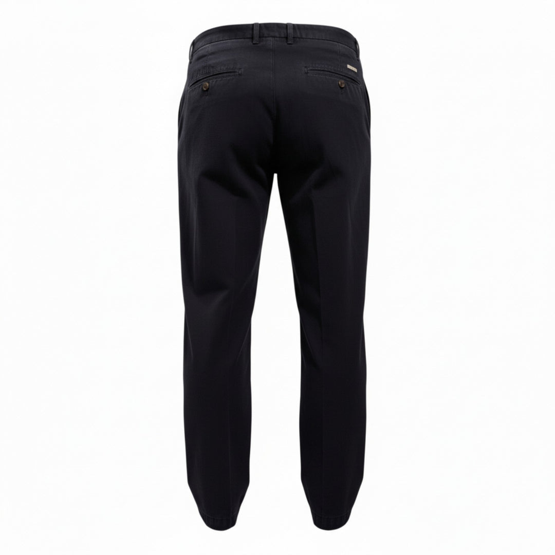 PORTOBELLO TROUSERS in BLUE COTTON