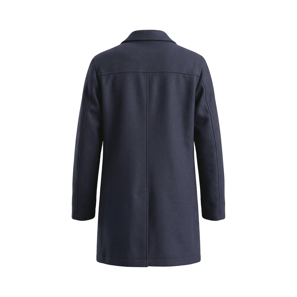 Bl'ker Vintage CAPPOTTO WOOL HOLMES NAVY Blu - foto 2
