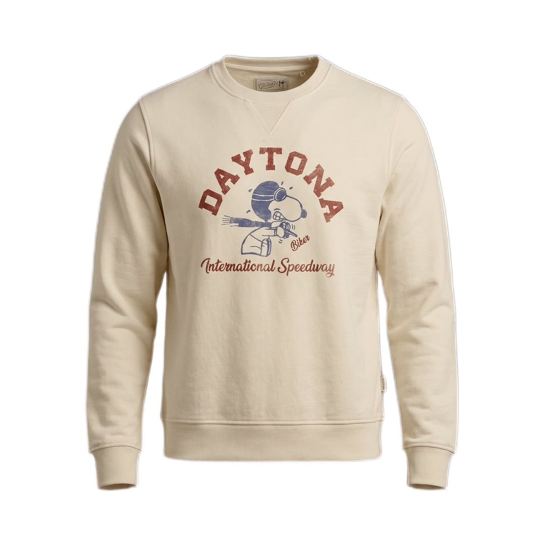 Bl'ker Vintage SWEATSHIRT DAYTONA MILK Beige - foto 1