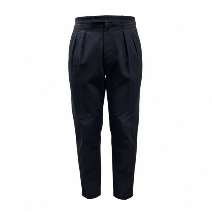 PORTOBELLO TROUSERS in BLUE COTTON