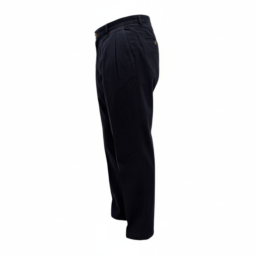 PORTOBELLO TROUSERS in BLUE COTTON
